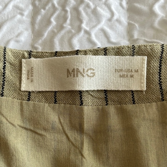 Mango pinstriped linen vest - size M - Picture 5 of 5